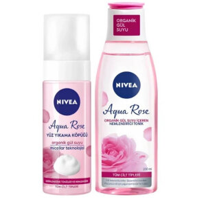 Nivea Visage Aqua Rose Köpük 150 Ml+Tonik 200 Ml Set - Nivea Visage