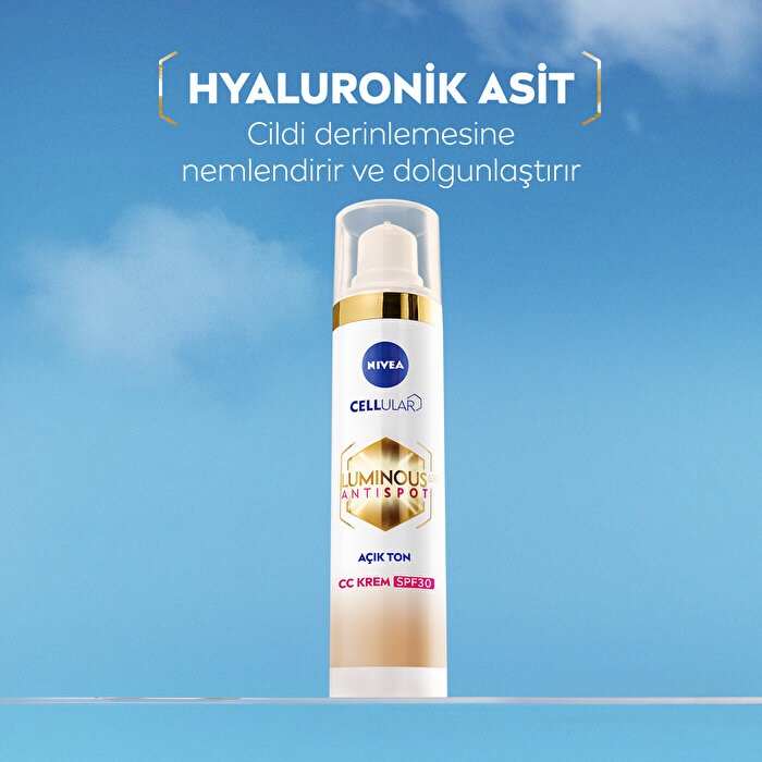 Nivea Visage Luminous 630 Koyu Leke Karşıtı SPF30 CC Yüz Kremi Açık Ton - 5