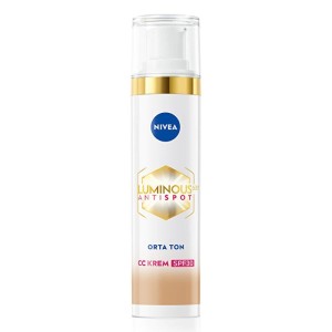 Nivea Visage - Nivea Visage Luminous 630 Koyu Leke Karşıtı SPF30 CC Yüz Kremi Orta Ton