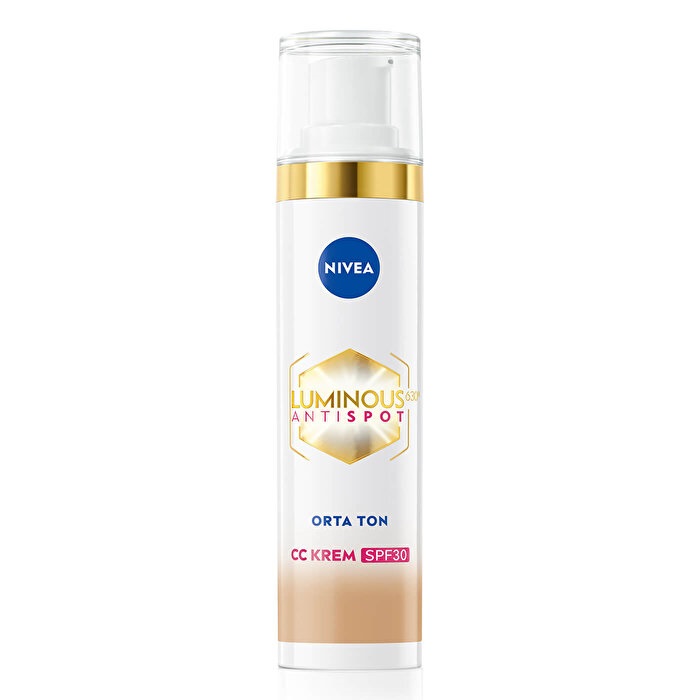 Nivea Visage Luminous 630 Koyu Leke Karşıtı SPF30 CC Yüz Kremi Orta Ton - 1