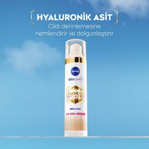 Nivea Visage Luminous 630 Koyu Leke Karşıtı SPF30 CC Yüz Kremi Orta Ton - 5