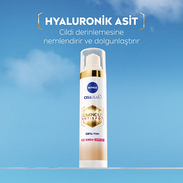 Nivea Visage Luminous 630 Koyu Leke Karşıtı SPF30 CC Yüz Kremi Orta Ton - 5