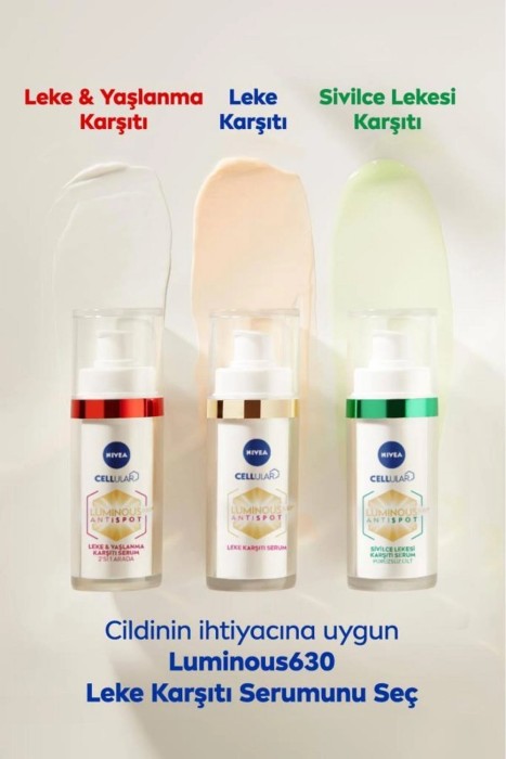 Nivea Visage Luminous 630 Yaşlanma ve Leke Karşıtı Serum 30 Ml - 4