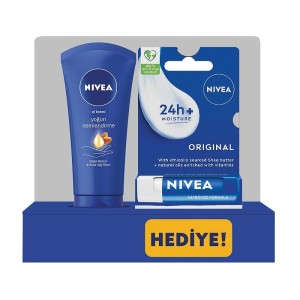 Nivea Yoğun Nemlendirici El Bakım Kremi 75 Ml + Nivea Original Care Dudak Koruyucu Original - Nivea