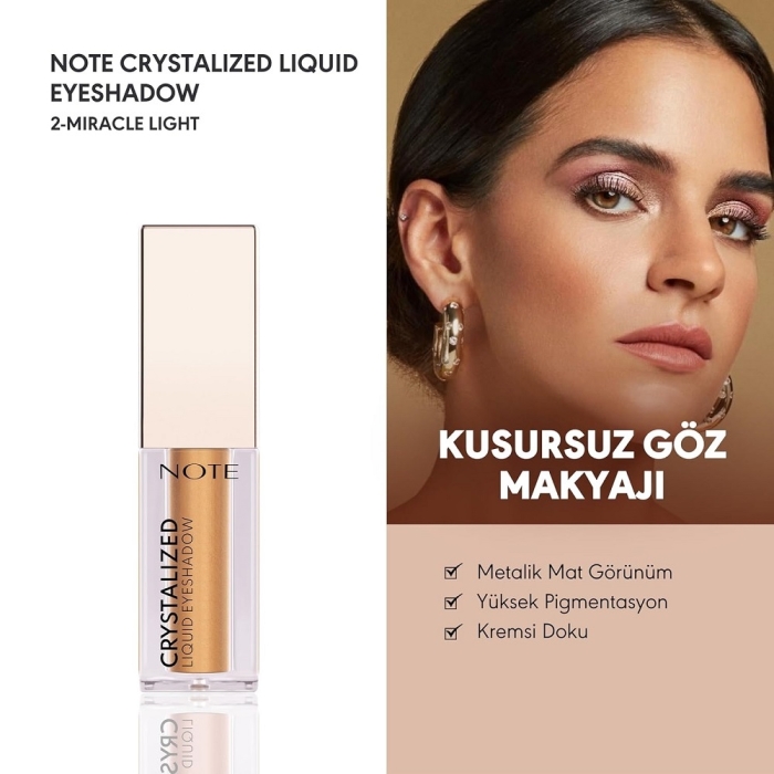 Note Crystalize Liquid Eyeshadow 02 - 4