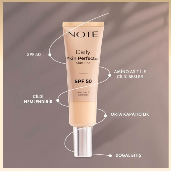 Note Daily Skin Perfector Skin Tint 100 - 5