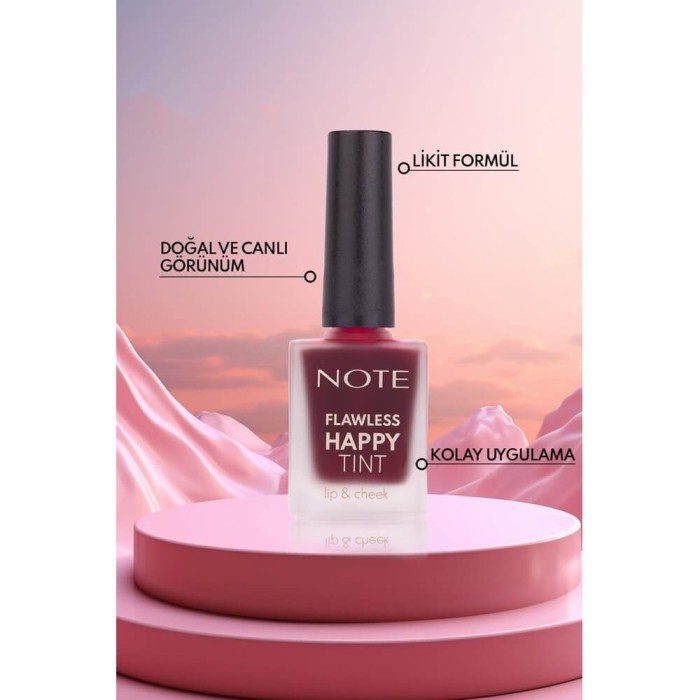 Note Flawless Happy Tint Lip & Cheek 02 - 3