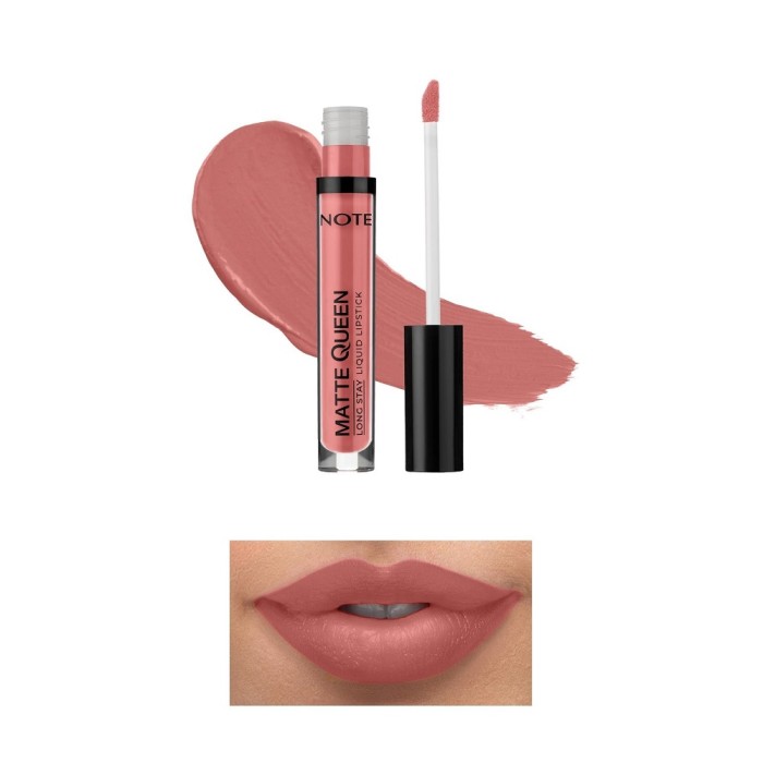 Note Matte Queen Lipstick Kalıcı Likit Ruj 06 Noble Rose - 2