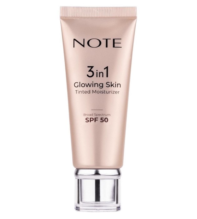 Note Tinted Moisturizer 3in1 Glowing Skin SPF50 - 1
