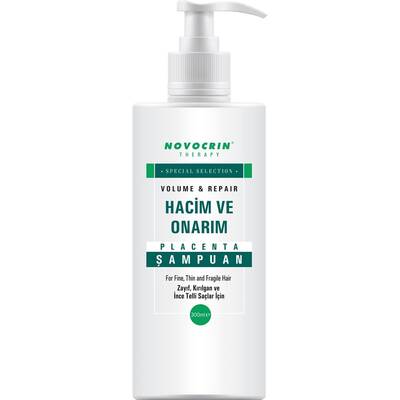 Novocrin Zayıf ve Kırılgan İnce Telli Saçlar İçin Şampuan 300 Ml - 1