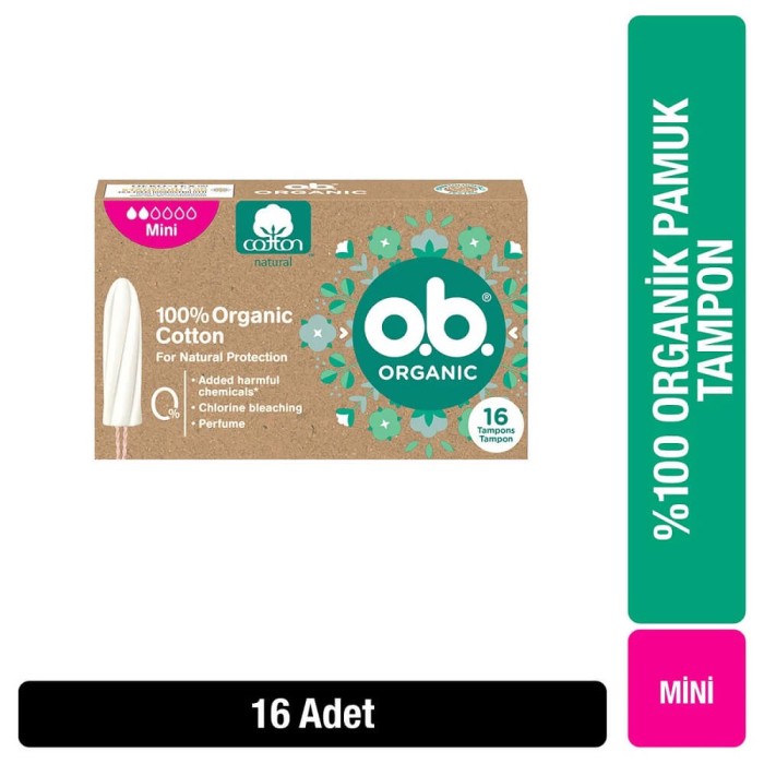 O.B. Tampon Organic 16'lı - 2