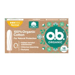 O.B. Tampon Organic Normal 16'lı - O.B.