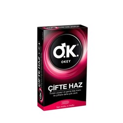 Okey Çifte Haz Prezervatif 10'lu - Okey