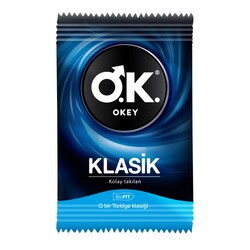 Okey Klasik Prezervatif 3'lü Poşet - Okey
