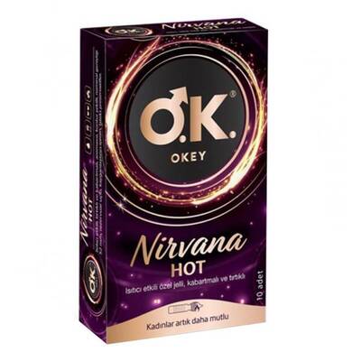 Okey Nirvana Hot Prezervatif 10'lu - 1