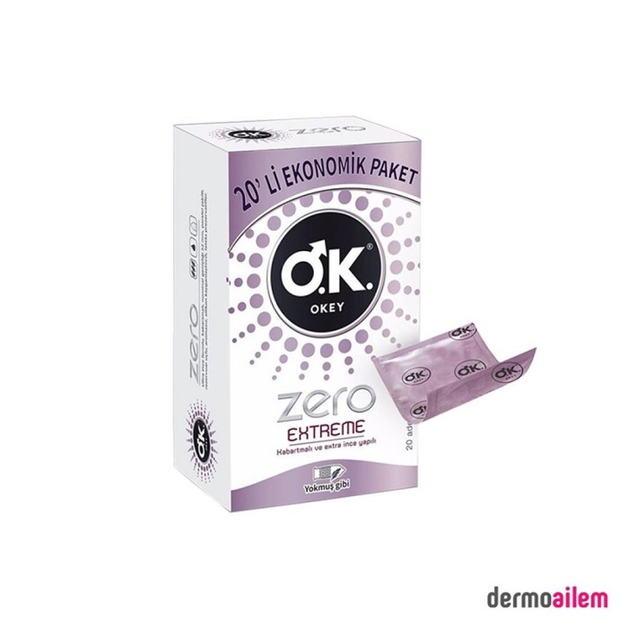 Okey Zero Prezervatif Extreme 20'li - 1