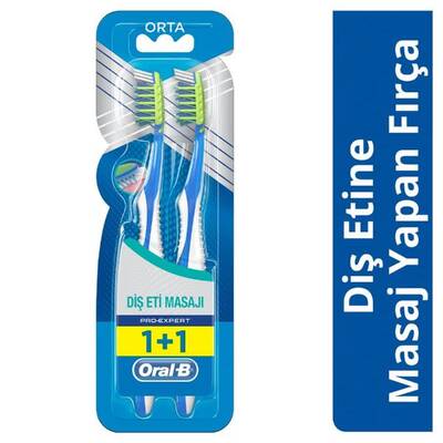 Oral-B Pro-Expert Massager Medium 40 Diş Fırçası 1+1 - 2
