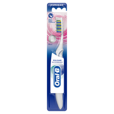 Oral-B Pulsar Diş Eti ve Hassas Bakım Pilli Diş Fırçası - 1