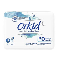 Orkid - Orkid Essential Protection Gece Eko Paket Hijyenik Ped 10'lu