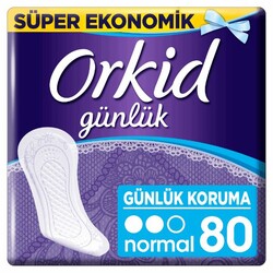 Orkid Günlük Ped Normal Dev Ekonomi Paketi 80'li - 2
