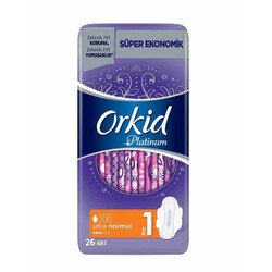 Orkid - Orkid Platinum Hijyenik Ped Normal Süper Ekonomik Paket 26'lı