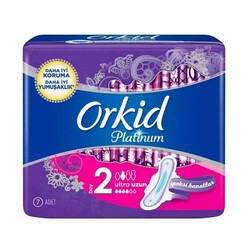 Orkid Platinum Hijyenik Ped Uzun Tekli Paket 7'li - Orkid