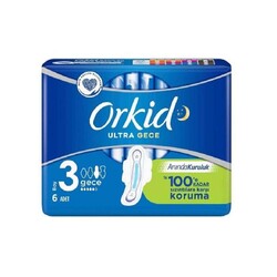 Orkid - Orkid Ultra Extra Hijyenik Ped Gece Tekli Paket 7'li
