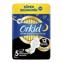 Orkid - Orkid Ultra Hijyenik Ped Gece Extra Plus 14'lü