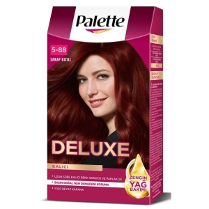 Palette Deluxe Set Saç Boyası 5.88 Şarap Kızıl 