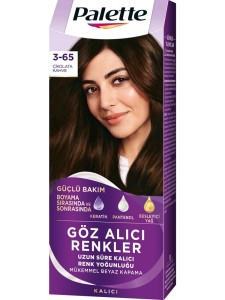 Palette Göz Alıcı Renkler Saç Boyası 3-65 Çikolata Kahve - Palette