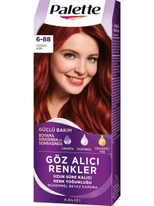 Palette Göz Alıcı Renkler Saç Boyası 6-88 Yoğun Kızıl - Palette
