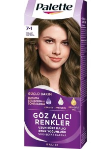 Palette Göz Alıcı Renkler Saç Boyası 7-1 Coolmind Blonde - Palette