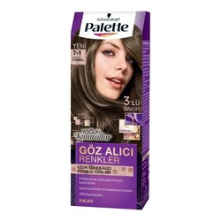 Palette Göz Alıcı Renkler Saç Boyası 7.1 Küllü Kumral 