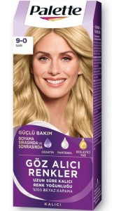 Palette Göz Alıcı Renkler Saç Boyası 9-0 Sarı - Palette