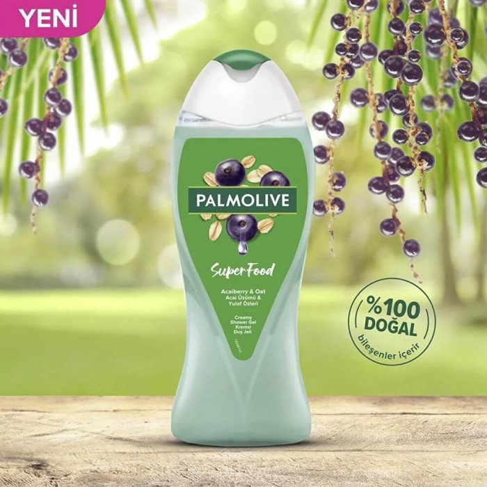 Palmolive Superfood Acai Üzümü & Yulaf Duş Jeli 500 Ml - 2