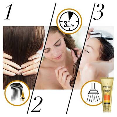 Pantene 3 Minute Miracle Saç Bakım Kremi Dökülme Karşıtı 200 Ml - 3