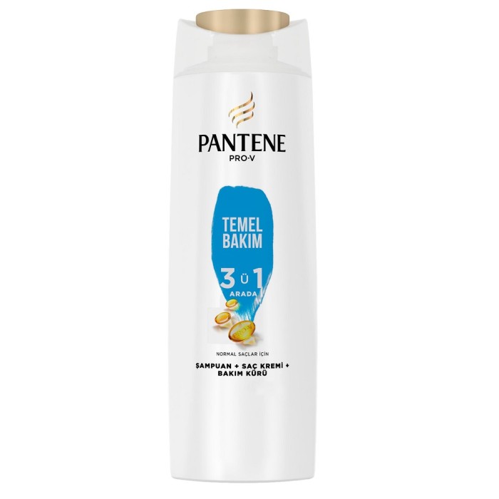 Pantene 3in 1 Temel Bakım Şampuan 350 Ml - 1
