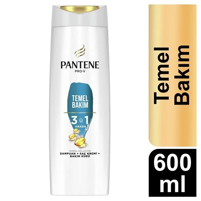 Pantene Pro-V Temel Bakım 3'ü 1 Arada Şampuan 600 Ml - 2