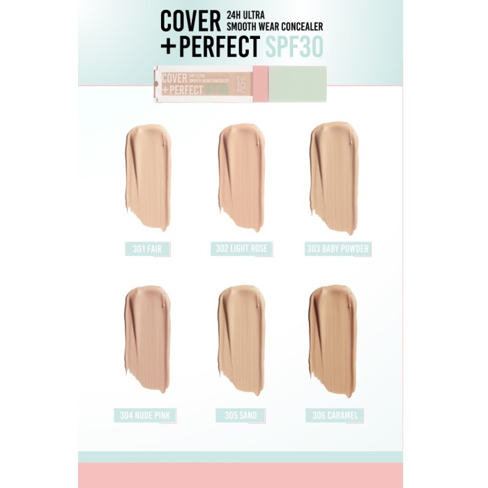 Pastel Cover+Perfect Concealar SPF30 Ultra Kapatıcı 303 Baby Powder - 5