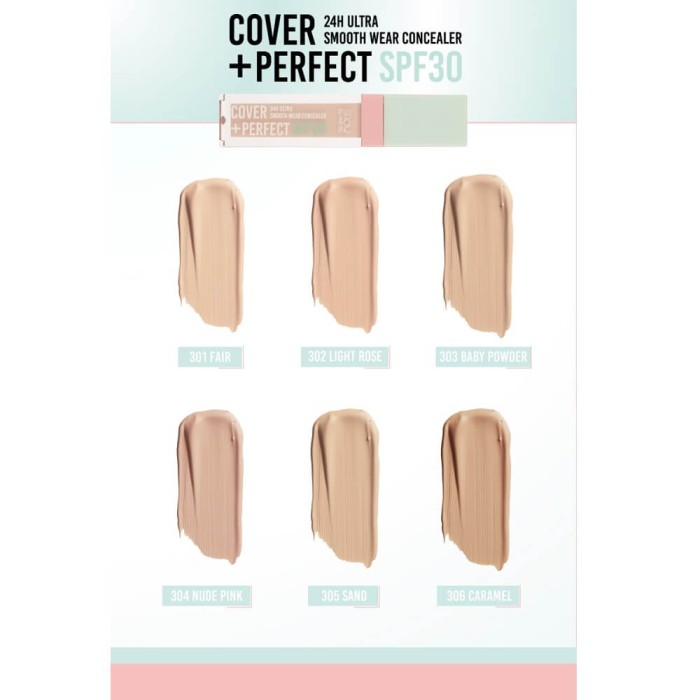 Pastel Cover+Perfect Concealar SPF30 Ultra Kapatıcı 304 Nude Pink - 5