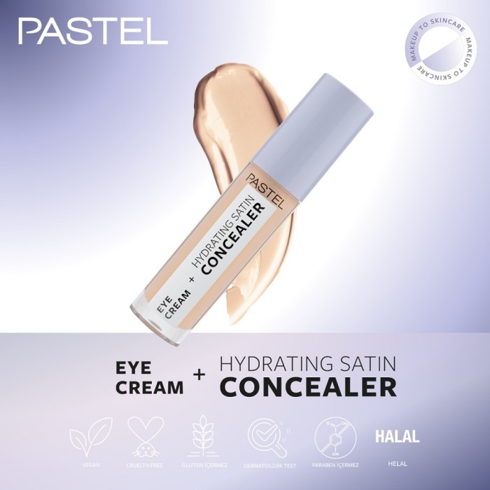 Pastel Eye Cream+Hydrating Satin Concealer 61 Vanilla - 4