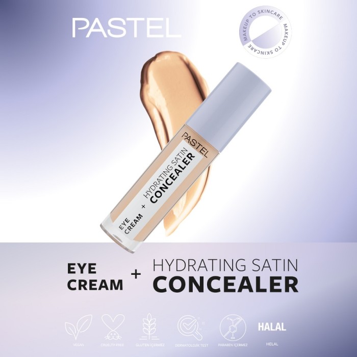 Pastel Eye Cream+Hydrating Satin Concealer 64 Medium Light - 5