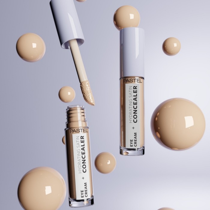 Pastel Eye Cream+Hydrating Satin Concealer 64 Medium Light - 9