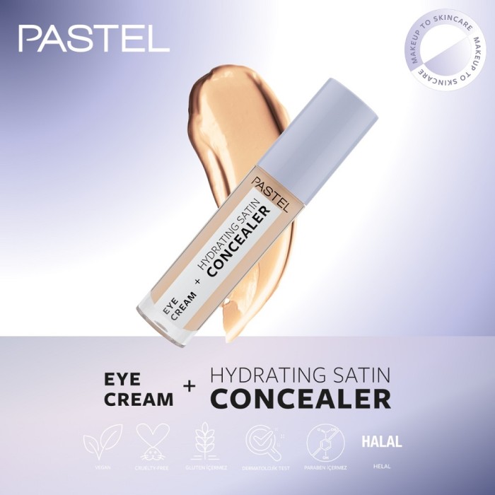 Pastel Eye Cream+Hydrating Satin Concealer 65 Honeybun - 5