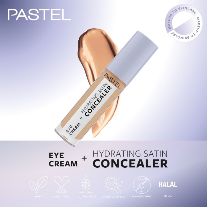 Pastel Eye Cream+Hydrating Satin Concealer 66 Deep Medium - 5