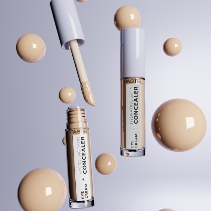 Pastel Eye Cream+Hydrating Satin Concealer 66 Deep Medium - 9