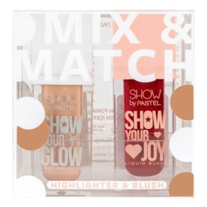 Pastel Liquid Highlighter 72 & Joy Liquid Blush 55 Set - Pastel