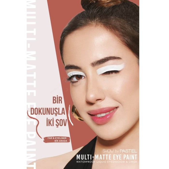 Pastel Multi Matte Eye Paint Waterproof Eyeshadow&Liner 80 Real One - 3