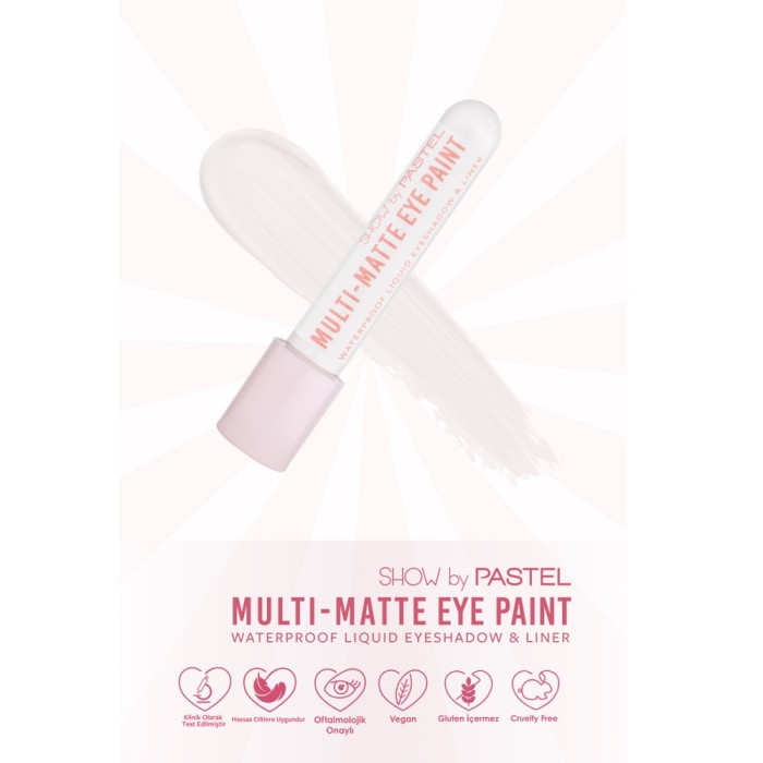 Pastel Multi Matte Eye Paint Waterproof Eyeshadow&Liner 80 Real One - 7