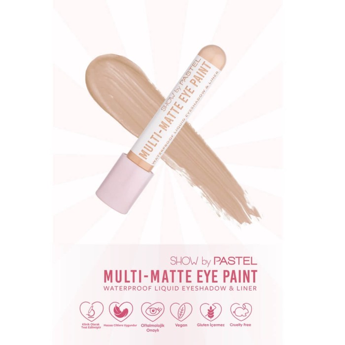 Pastel Multi Matte Eye Paint Waterproof Eyeshadow&Liner 81 Unique - 7